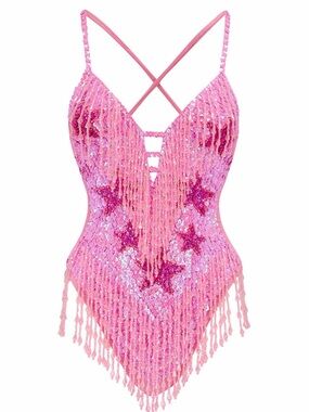 Easy Tiger Pink Star Gazer Bodysuit